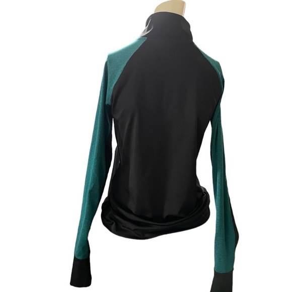 Aeropostale Live Love Dream Quarter Zip Teal & Black Pullover Size Small - Picture 5 of 8
